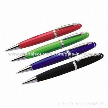 Pen 2GB USB Flash Drives, Customized Imprinted Logos Welcomed